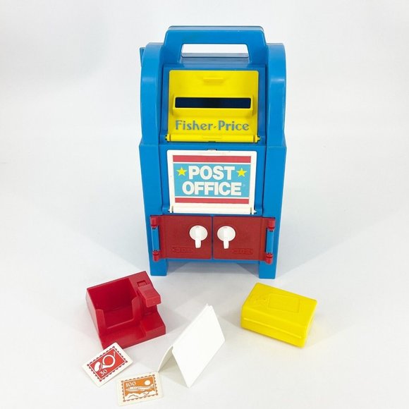 Fisher Price Vintage Post Office Playset 1989 #2020 Incomplete See Pics - Picture 4 of 11